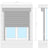 vidaXL Roller Shutter Aluminium 80x100 cm White | SKU: 144965 | Barcode: 8719883665702