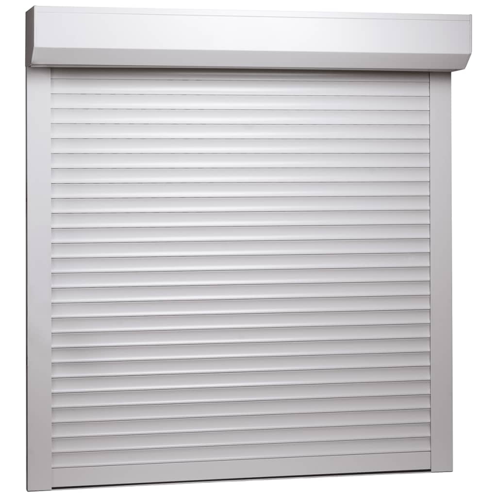 vidaXL Roller Shutter Aluminium 100x100 cm White | SKU: 144966 | Barcode: 8719883665719