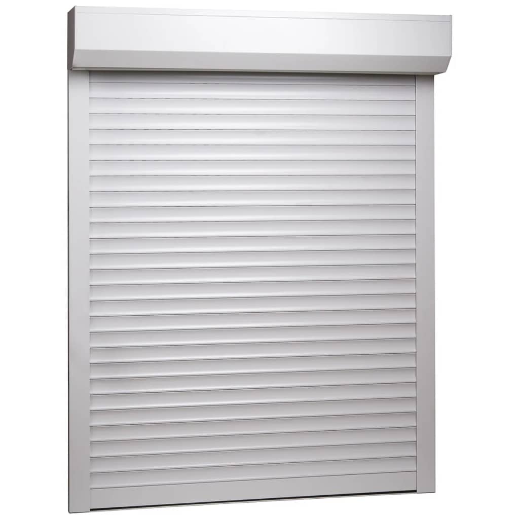 vidaXL Roller Shutter Aluminium 100x130 cm White | SKU: 144968 | Barcode: 8719883665733