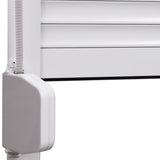 vidaXL Roller Shutter Aluminium 110x130 cm White | SKU: 144970 | Barcode: 8719883665757