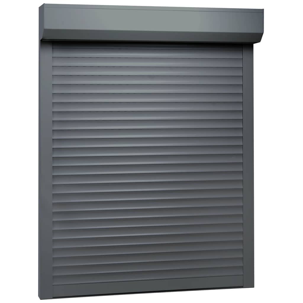 vidaXL Roller Shutter Aluminium 110x130 cm Anthracite | SKU: 144982 | Barcode: 8719883665870