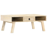 vidaXL Coffee Table 100x60x40 cm Solid Mango Wood | SKU: 282868 | Barcode: 8719883671543