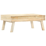 vidaXL Coffee Table 100x60x40 cm Solid Mango Wood | SKU: 282868 | Barcode: 8719883671543