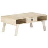 vidaXL Coffee Table 100x60x40 cm Solid Mango Wood | SKU: 282868 | Barcode: 8719883671543