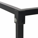 VidaXL Black Steel Firewood Rack With Base, 37x37x113cm | SKU: 284702 | UPC: 8719883683058