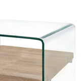 vidaXL Coffee Table Clear 50x50x45 cm Tempered Glass | SKU: 284742 | Barcode: 8719883714226
