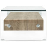 vidaXL Coffee Table Clear 98x45x31 cm Tempered Glass | SKU: 284747 | Barcode: 8719883714271