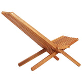 vidaXL Folding Outdoor Lounge Chairs 2 pcs Solid Acacia Wood | SKU: 45975 | Barcode: 8719883719214