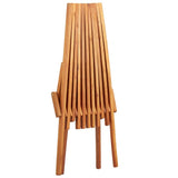 vidaXL Folding Outdoor Lounge Chairs 2 pcs Solid Acacia Wood | SKU: 45975 | Barcode: 8719883719214