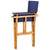 vidaXL Director's Chairs 2 pcs Solid Acacia Wood Blue | SKU: 45948 | Barcode: 8719883723150