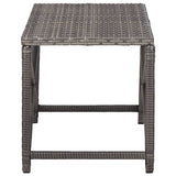 vidaXL Garden Bench 80 cm Poly Rattan Grey N1 | SKU: 46208 | Barcode: 8719883727585