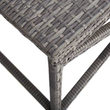 vidaXL Garden Bench 80 cm Poly Rattan Grey N1 | SKU: 46208 | Barcode: 8719883727585