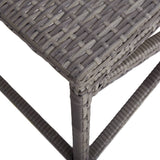 vidaXL Garden Bench 120 cm Poly Rattan Grey | SKU: 46211 | Barcode: 8719883727615