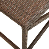 vidaXL Garden Bench 120 cm Poly Rattan Brown | SKU: 46212 | Barcode: 8719883727622
