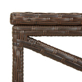 vidaXL Garden Bench 120 cm Poly Rattan Brown | SKU: 46212 | Barcode: 8719883727622