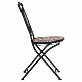 vidaXL Mosaic Bistro Chairs 2 pcs Brown Ceramic | SKU: 46714 | Barcode: 8719883733647