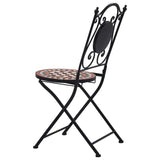 vidaXL Mosaic Bistro Chairs 2 pcs Brown Ceramic | SKU: 46714 | Barcode: 8719883733647