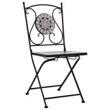 vidaXL Mosaic Bistro Chairs 2 pcs Grey | SKU: 46716 | Barcode: 8719883733661