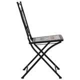 vidaXL Mosaic Bistro Chairs 2 pcs Grey | SKU: 46716 | Barcode: 8719883733661