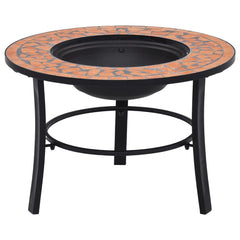 VidaXL Terracotta Mosaic Firepit | SKU: 46719 | UPC: 8719883733692