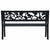 vidaXL Garden Bench 125cm Black Steel N2 | SKU: 47942 | Barcode: 8719883745978