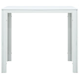 vidaXL Coffee Table White 78x78x74 cm HDPE Wood Look | SKU: 47881 | Barcode: 8719883751627