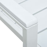 vidaXL Garden Chairs 4 pcs White HDPE Wood Look | SKU: 47884 | Barcode: 8719883751658