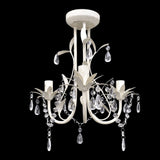 vidaXL Crystal Pendant Ceiling Lamp Chandeliers 2 pcs Elegant White | SKU: 278738 | Barcode: 8719883759630