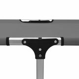 vidaXL Extra High Folding Senior Sunbed Grey Aluminium | SKU: 47915 | Barcode: 8719883760049