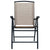 vidaXL Folding Garden Chairs 2 pcs Texilene Taupe | SKU: 47925 | Barcode: 8719883760148
