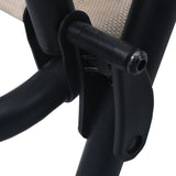vidaXL Folding Garden Chairs 2 pcs Texilene Taupe | SKU: 47925 | Barcode: 8719883760148