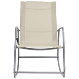 vidaXL Garden Swing Chair Cream 95x54x85 cm Textilene | SKU: 47929 | Barcode: 8719883760186