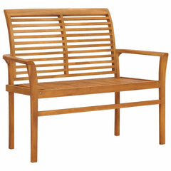 vidaXL Garden Bench 112 cm Solid Teak Wood | SKU: 47407 | Barcode: 8719883760544