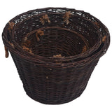 VidaXL Dark Brown Willow 3 Piece Stackable Firewood Basket Set | SKU: 286986 | UPC: 8719883765334