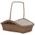 VidaXL Brown Willow Firewood Basket With Handle 61.5cm | SKU: 286989 | UPC: 8719883765365