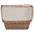 VidaXL Brown Willow Firewood Basket With Handle 61.5cm | SKU: 286989 | UPC: 8719883765365