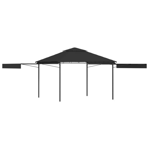 VidaXL Anthracite Gazebo With Double Extending Roofs 3x3x2.75m, 180g/m | SKU: 48004 | UPC: 8719883771281 | Weight: 35.9kg