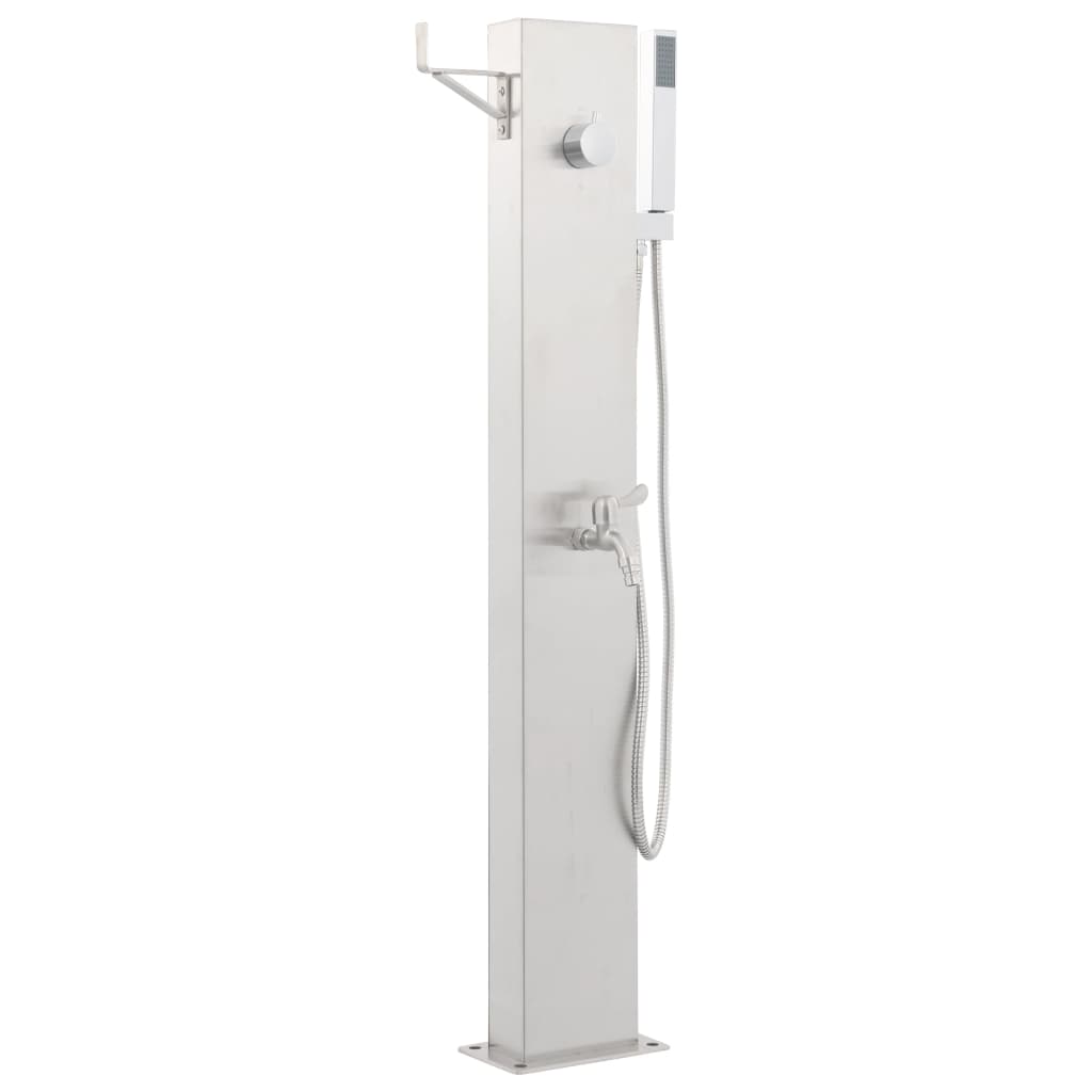 vidaXL Garden Shower Faucet 110 cm Stainless Steel | SKU: 48206 | Barcode: 8719883783413