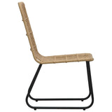 vidaXL Garden Chairs 2 pcs Poly Rattan Oak | SKU: 48582 | Barcode: 8719883784144