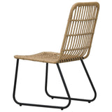 vidaXL Garden Chairs 2 pcs Poly Rattan Oak | SKU: 48582 | Barcode: 8719883784144