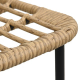 vidaXL Garden Chairs 2 pcs Poly Rattan Oak | SKU: 48582 | Barcode: 8719883784144