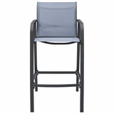 vidaXL Garden Bar Chairs 2 pcs Grey Textilene | SKU: 48118 | Barcode: 8719883798417