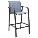 vidaXL Garden Bar Chairs 4 pcs Grey Textilene | SKU: 48119 | Barcode: 8719883798424
