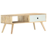 vidaXL Coffee Table 90x50x40 cm Solid Mango Wood | SKU: 286482 | Barcode: 8719883802909