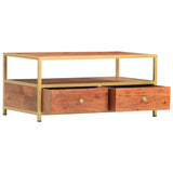 vidaXL Coffee Table 90x50x40 cm Solid Acacia Wood | SKU: 286187 | Barcode: 8719883803180