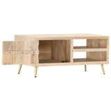 vidaXL Coffee Table 90x45x40 cm Solid Mango Wood | SKU: 286523 | Barcode: 8719883810485