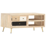 vidaXL Coffee Table 90x45x40 cm Solid Mango Wood | SKU: 286523 | Barcode: 8719883810485