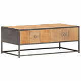 vidaXL Coffee Table 90x50x35 cm Solid Reclaimed Wood | SKU: 286530 | Barcode: 8719883810553