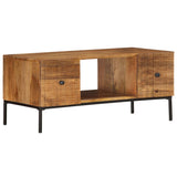 vidaXL Coffee Table 90x45x40 cm Solid Mango Wood | SKU: 286559 | Barcode: 8719883810843