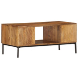 vidaXL Coffee Table 90x45x40 cm Solid Mango Wood | SKU: 286559 | Barcode: 8719883810843